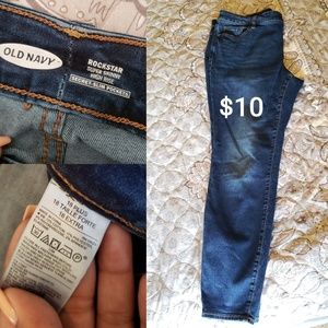 Old Navy Rockstar Jeans sz 18